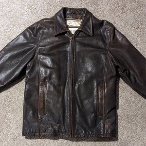 Wilson Leather M. Julian Mens Medium Brown Leather Jacket